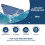 Soft Solid Blue Bed Sheets Bedsheet Bedspread Bed Covers Wrinkle-free Fouling-free 7
