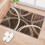 Wavy Circles Accent Rug Brown 2 ft x 3 ft 1