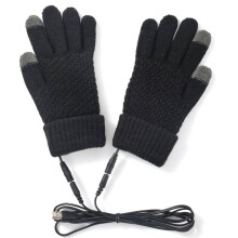 TELOLY verwarmde handschoenen voor dames, zwart, snel toegankelijk ontwerp