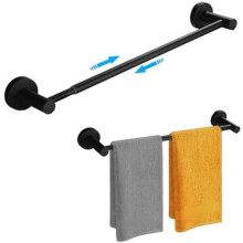 Verstelbare handdoekstang van roestvrij staal, 16-25,5 inch