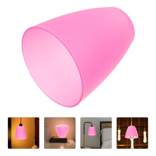 Abat-jour de rechange Tineasur rose élégant et contemporain en plastique pour lampe de table d'intérieur