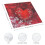 Serviettes en tissu polyester, design élégant, lot de 12 3