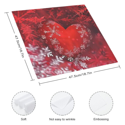 Serviettes en tissu polyester, design élégant, lot de 12 2