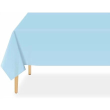 Light Pink Disposable Tablecloth 6 Pack 54 x 108 in