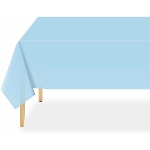 Light Pink Disposable Tablecloth 6 Pack 54 x 108 in