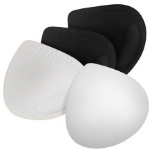 Bra Pads Inserts Latex 2 Pairs 5.9x5.1x1.4in