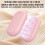 Oplaadbare handwarmer, roze, draagbaar, snel opwarmend 3