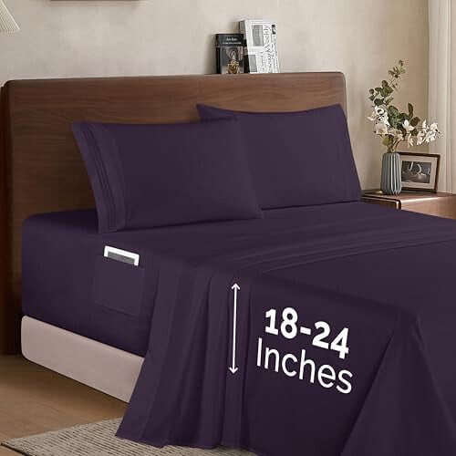 Microfiber Full Sheet Set 4-Piece Deep Pocket