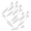 20St Ijzeren Vingerklem Ringen , Gothic Dansaccessoires 2