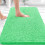 Chenille Bath Rug 36x24 in Mint Green with Rubber Backing 1