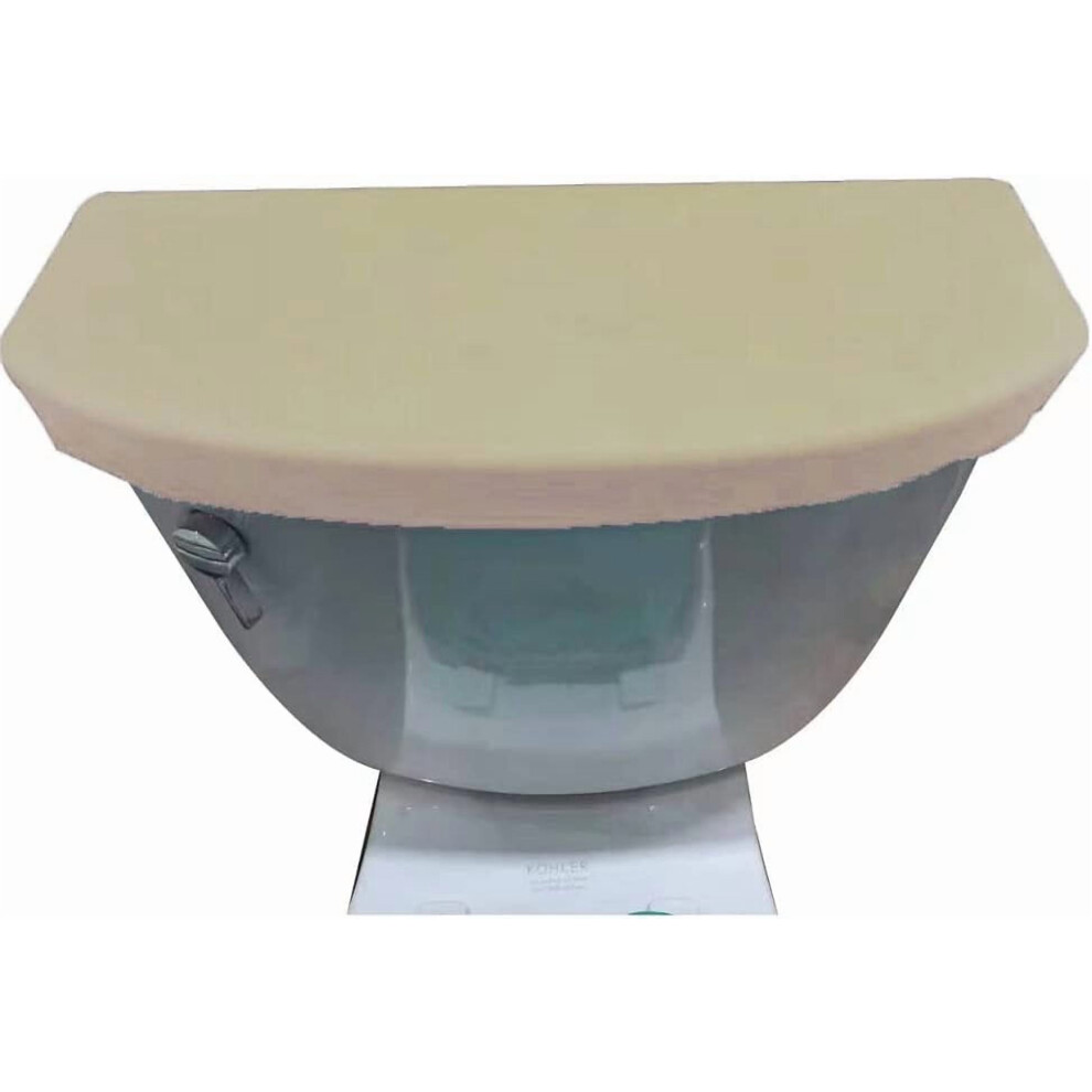 Velvet Toilet Tank Lid Cover Black Fabric 9377112904665