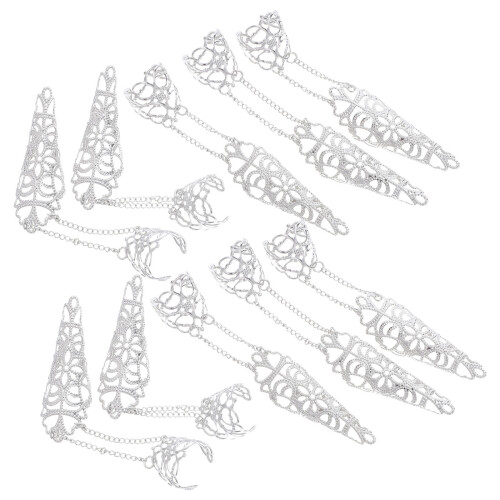 20St Ijzeren Vingerklem Ringen , Gothic Dansaccessoires 2