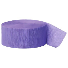 Crepe Paper Streamer 25m Assorted Colours 12 Rolls