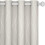Beige Thermal Blackout Curtains with Silver Wave Print, 1