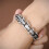 Pulseira gótica punk de titânio estilo retrô de 7,48 polegadas 5