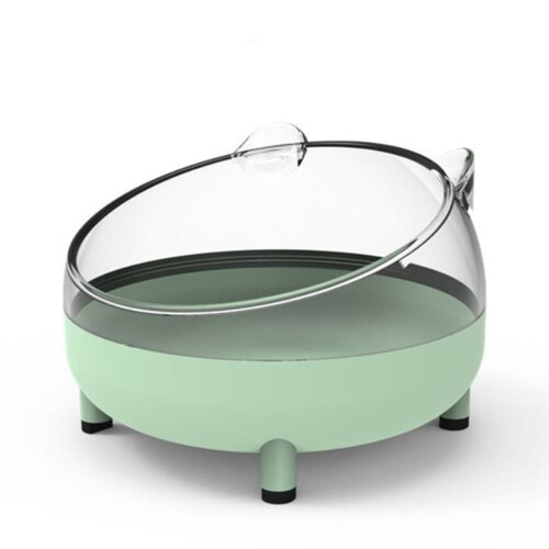 Hamster-Sandbadebox, transparentes Kleintier-Badehaus