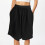 Shorts femininos lisos e folgados 1