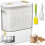 22 lb Rice Dispenser with Measuring Cup & Scale – White 1