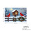 Winter Cardinal Leinen-Tischsets, 4er-Set 5