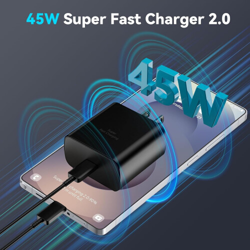 Γρήγορος φορτιστής USB-C 45W με καλώδιο 2 μέτρων 1