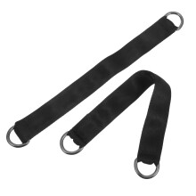 Strong Nylon Swing Extension Straps Black 2 Pieces Outdoor Playground Accessories