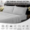 Lakanset i egyptisk bomull, percale, 350TC, dubbel 3