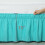 Bettrock aus Polyester, 38 cm Fallhöhe, Doppelbettgröße 3
