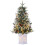 Flocked Fiber Optic Christmas Tree 3 ft to 4.5 ft 1