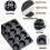 Antihaft-Muffinform-Set (12er-Pack) aus Edelstahl 3