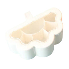 Boîte à épices, boîte à épices avec couvercle, compartimentée, en polypropylène, pour la cuisine, ustensiles de cuisine, récipients à