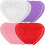 Heart-Shaped Paper Doilies Colorful 200-Pack 1
