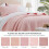 Pink quilt queen size reversible comforter set 3 pcs 4