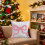 Valentinsdagssløyfepute rosa 43 cm 5
