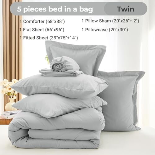 Set copripiumino matrimoniale da 7 pezzi in microfibra beige 1