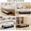 2-Pack Rolling Under Bed Storage Drawers, 30.7 x 16.9 x 6.7 5