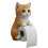 3D katte toiletpapirholder vægmonteret 2