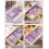 Set di 25 organizer per cassetti in plastica viola 4