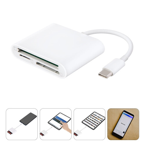 GOOHOCEY Adattatore di memoria USB-C, convertitore e lettore portatile 2