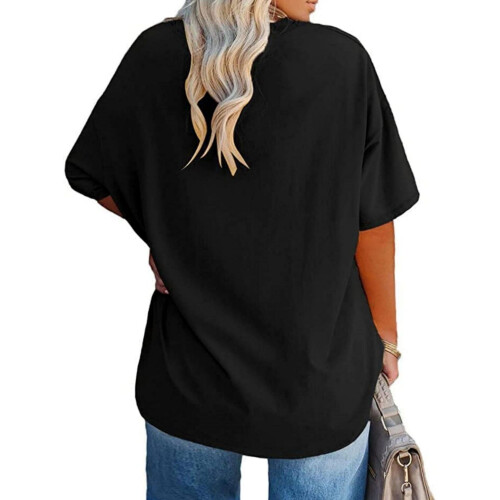 Γυναικεία μπλουζάκια μεγάλων μεγεθών, oversized μπλουζάκια, καλοκαιρινά τοπ με μισά 1