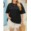 Γυναικεία μπλουζάκια μεγάλων μεγεθών, oversized μπλουζάκια, καλοκαιρινά τοπ με μισά 5