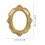 OUNONA Gold Picture Frames Embossed Stone 1Pack 7