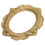 OUNONA Gold Picture Frames Embossed Stone 1Pack 8
