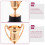 Set de trofee mini-joc – Plastic, 8,5 cm, 10 buc. 2