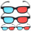 OUNONA 3D Stereoscopic Glasses Plastic 4 pcs 4
