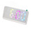 White Digital Alarm Clock with LED Mirror Display 7