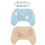Blauer Gamecontroller Bluetooth 600mAh 147x104x60mm 7