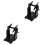 2Sets Tragbarer Externer Etikettenhalter Aus , Schwarz 4