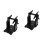 2Sets Tragbarer Externer Etikettenhalter Aus , Schwarz 5