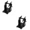 2Sets Tragbarer Externer Etikettenhalter Aus , Schwarz 7