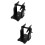 2Sets Tragbarer Externer Etikettenhalter Aus , Schwarz 8